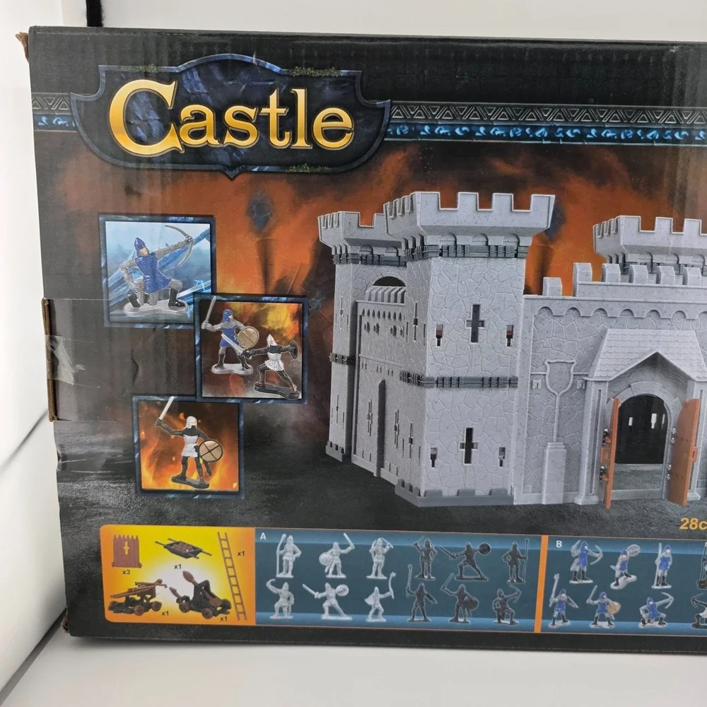 3D Castle Knights Action Figure‎ Toy Playset with Assorted Knights & Props NEW